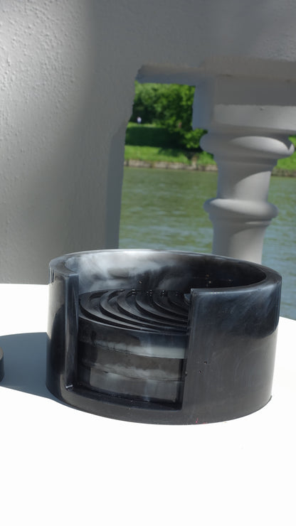 SET 4 SOTTOBICCHIERI rotondi